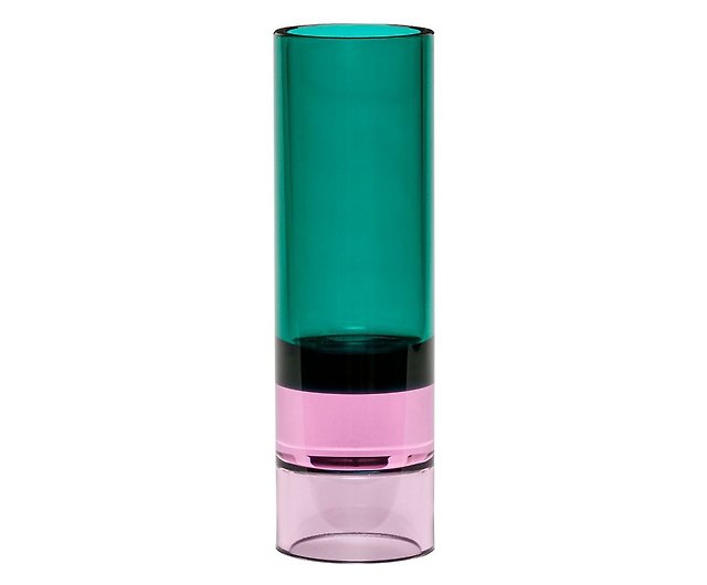 ASTRO Tea Light Holder -Green/Pink-